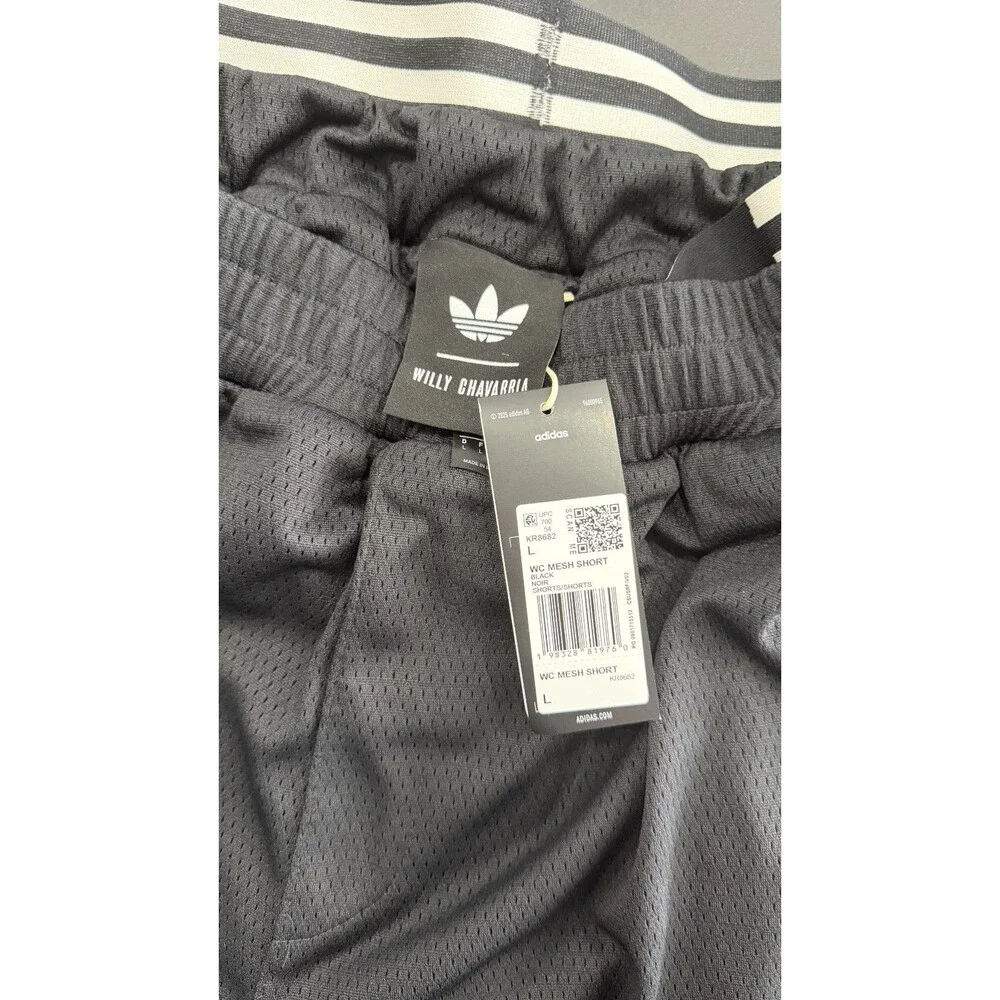 Willy Chavarria x Adidas Oversized LayeredMesh Basketball Shorts Size LRG KR8682